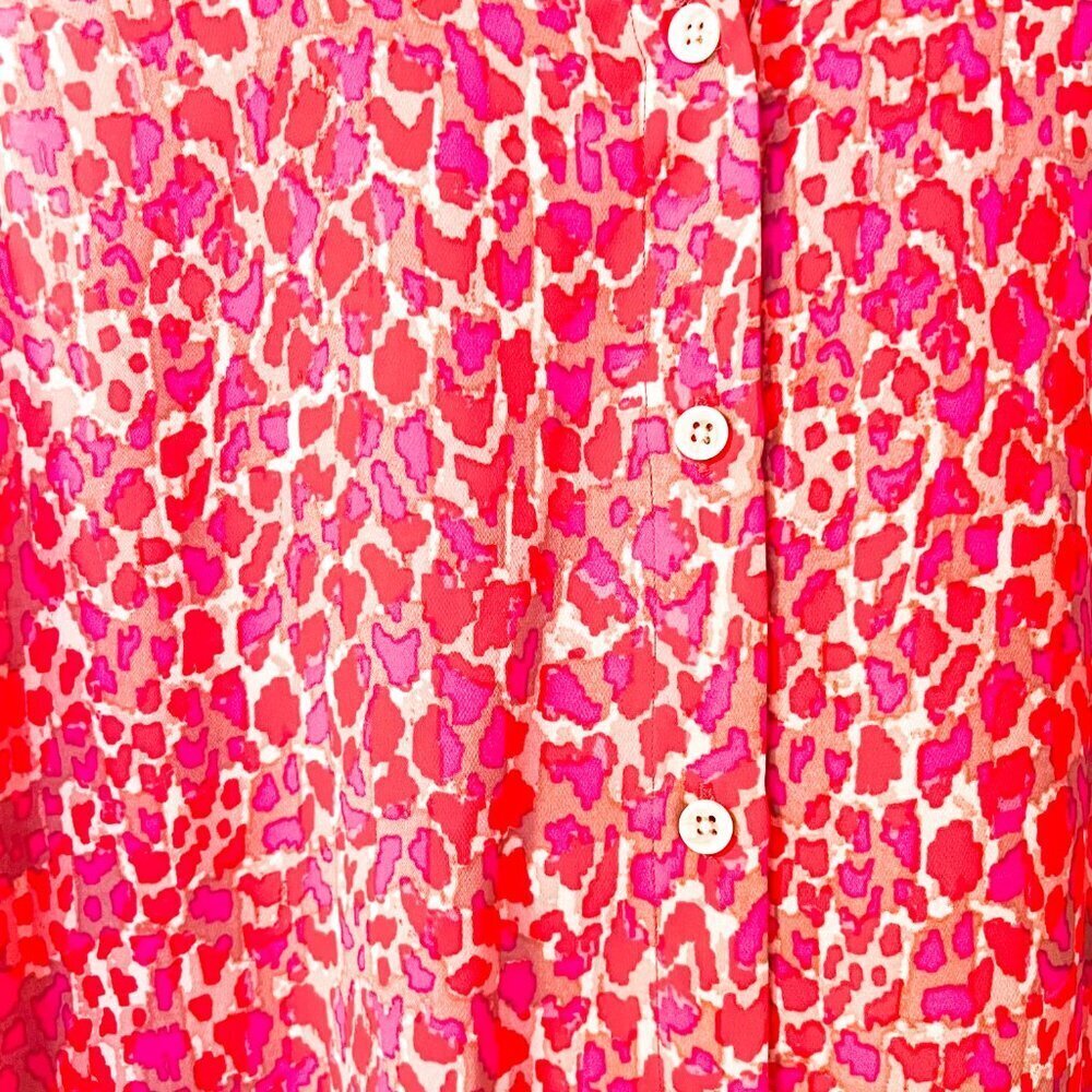 Cabi Heartbreaker Sleeveless Animal Print Blouse - Picture 11 of 13